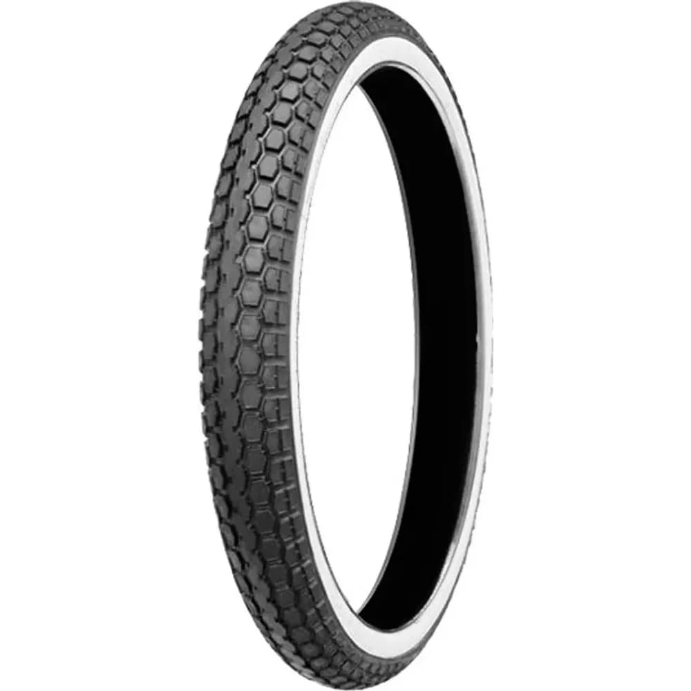 Continental Motorradreifen car-tyres KKS10 WW ( 2 1/2-19 RF TT 45J Hinterrad, M/C, Vorderrad WW ) - Weiß