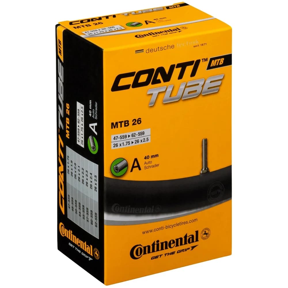 Continental Fahrradschlauch Contitube MTB 26 Zoll AV 40 mm 47/62-559