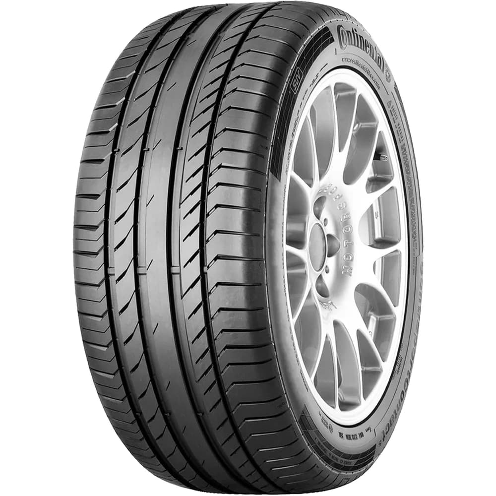 Sommerreifen CONTINENTAL "CONTINENTAL", schwarz, 255mm / 45 % R 19 100V, Autoreifen