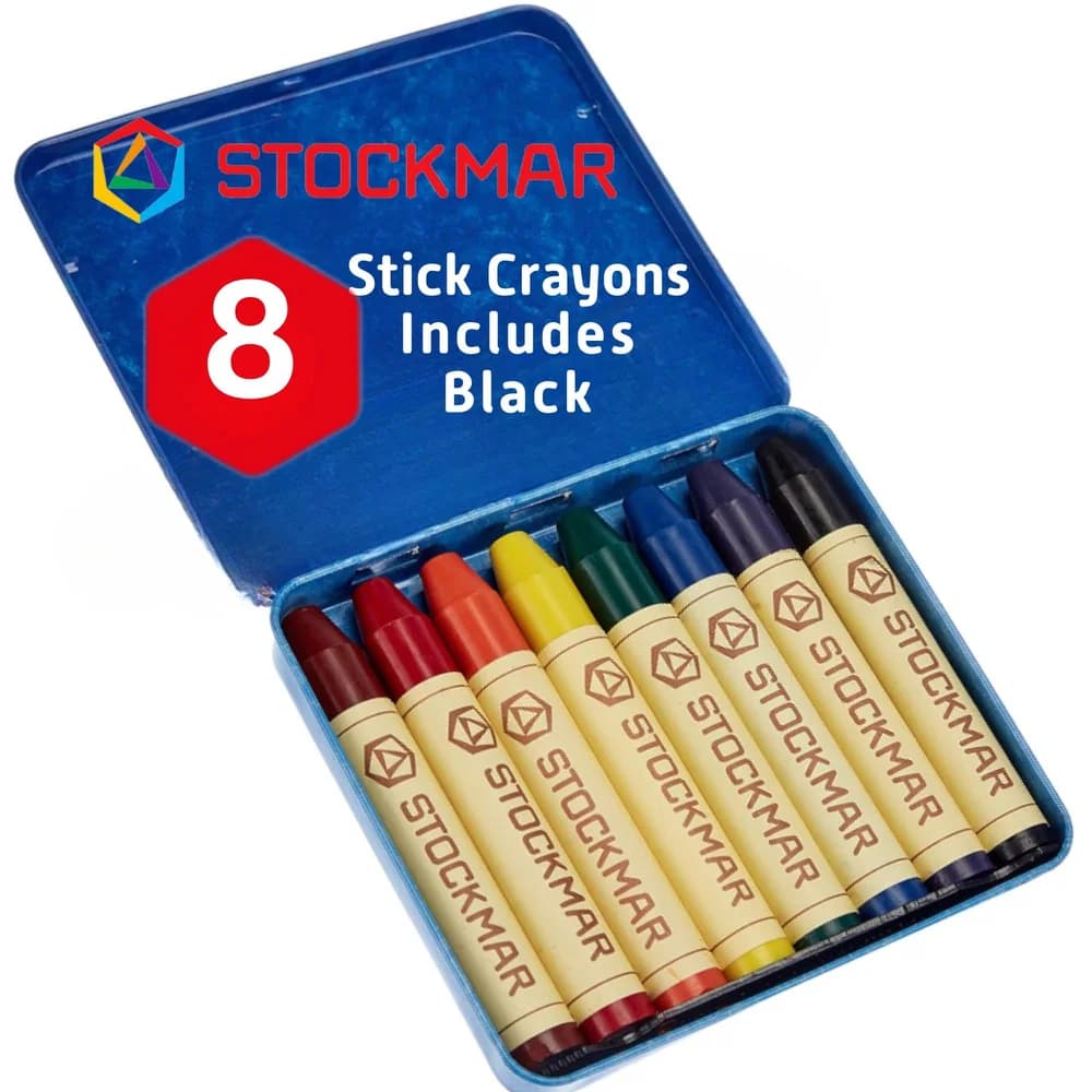 Stockmar Geschenkkarte Wachsmalstift Stockmar 8er sort bunt