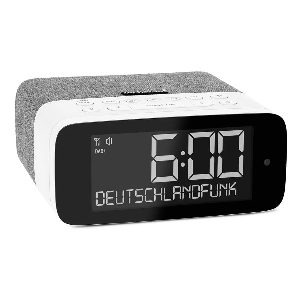TechniSat DIGITRADIO 52 ASA 3W DAB+ Radiowecker mit ASA Funktion, UKW, Bluetooth
