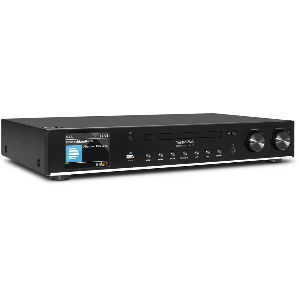 TechniSat DIGITRADIO 143 CD (V3) Radio schwarz