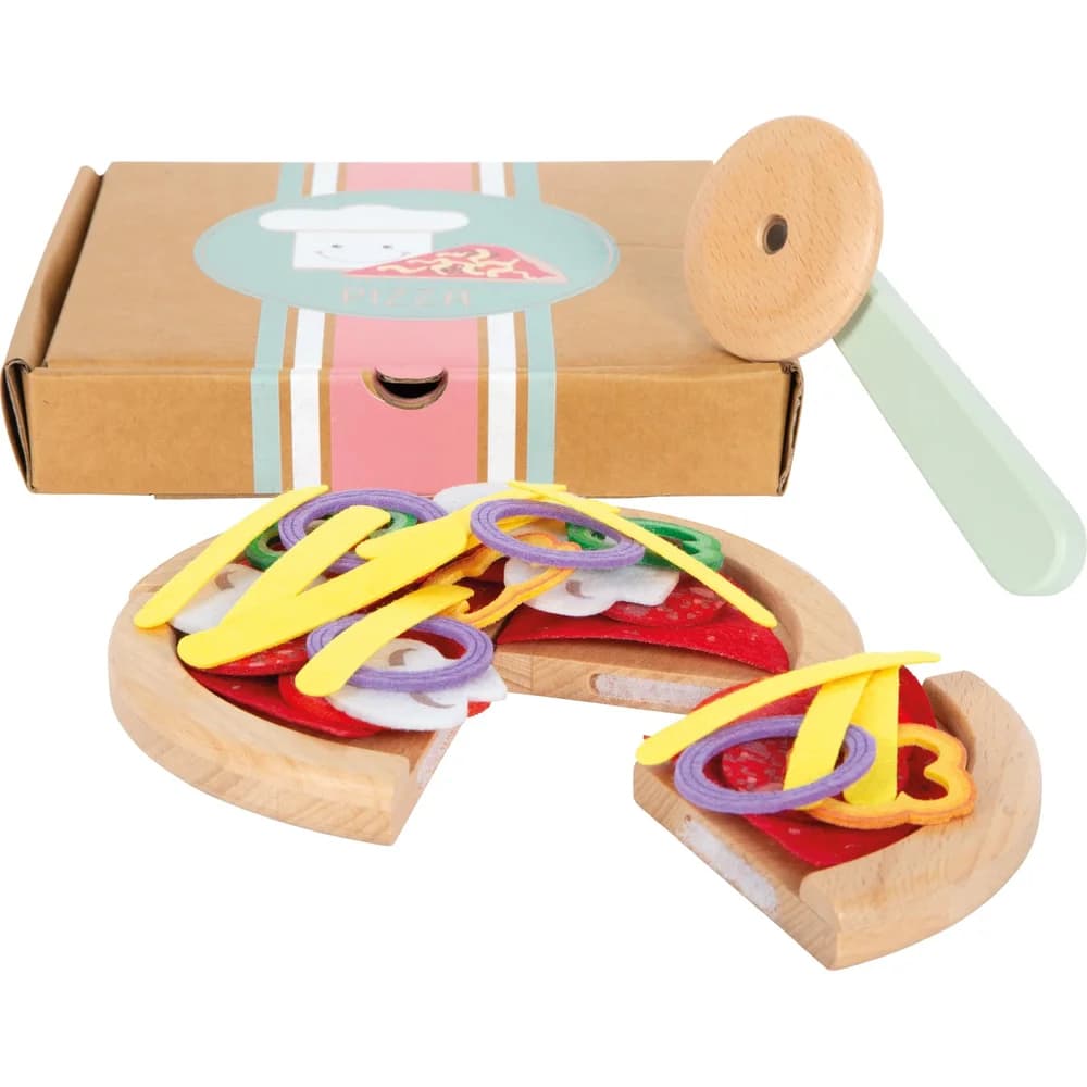 Small Foot Lernspielzeug Pizza-Set 12697 bunt