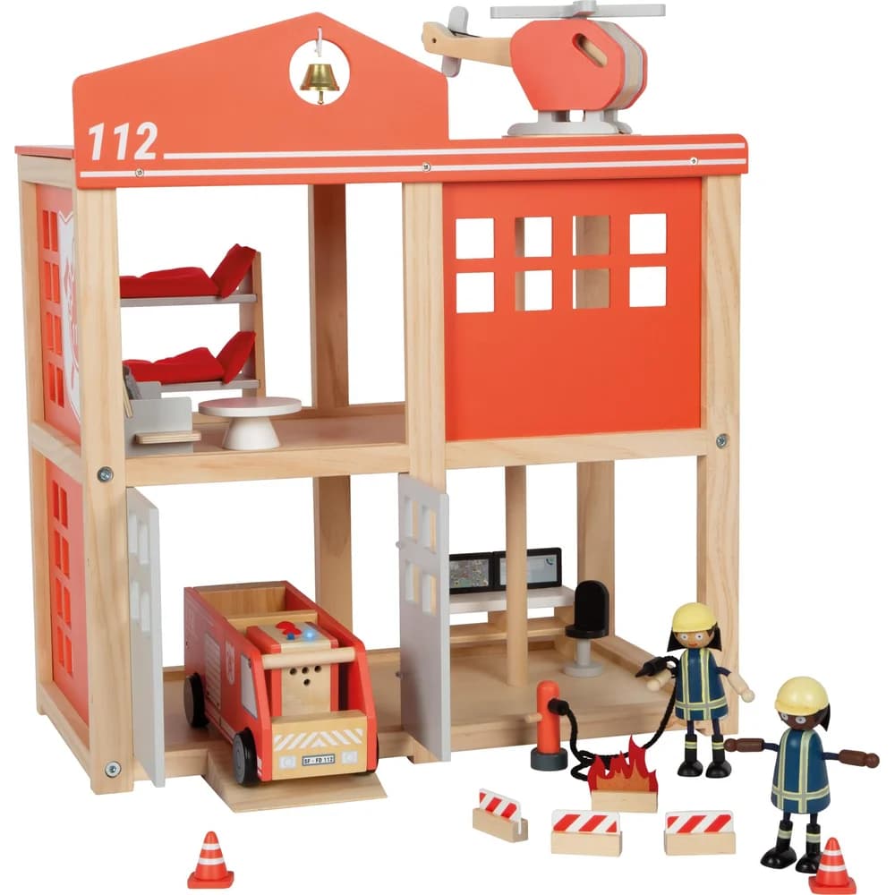 Small Foot Große Feuerwache mit Zubehör