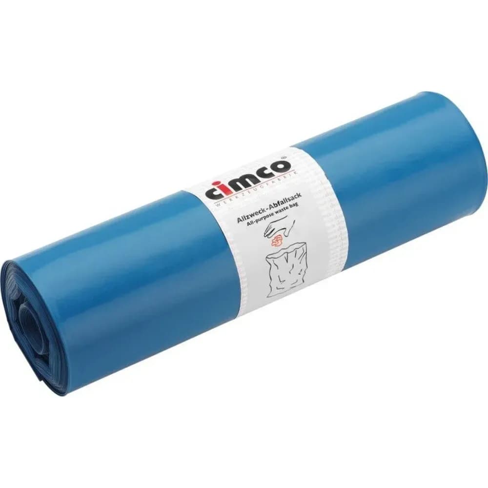 Cimco Müllbeutel 120l, blau 145001