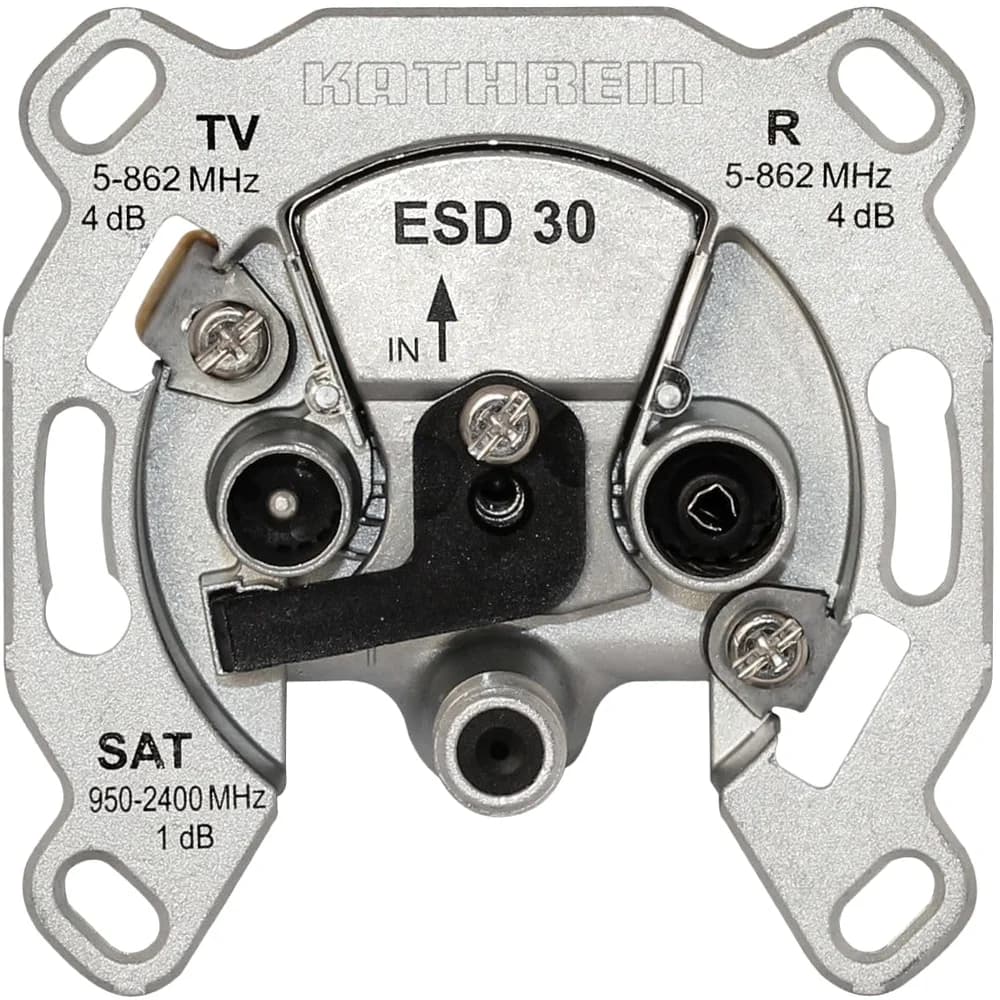 KATHREIN SAT-Einzelanschlussdose 3fach rückkanaltaugl. ESD 30