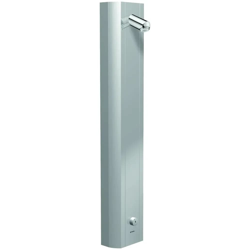 Schell Linus Vorwand-Duschpaneel 008260899 Alu-eloxiert, Selbstschluss Mischwasser, Kopf