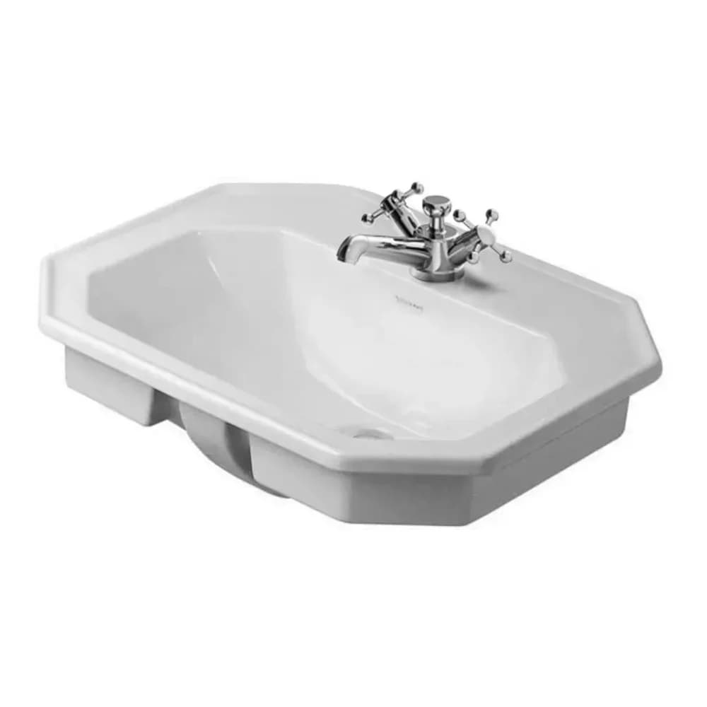 Duravit 1930 Einbauwaschtisch 58 cm, Badkeramik, 0476580000, weiß