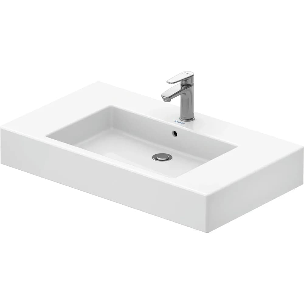 Duravit Möbelwaschtisch Vero m HL, ÜL, Hahnlochbank, 85x49cm, weiß