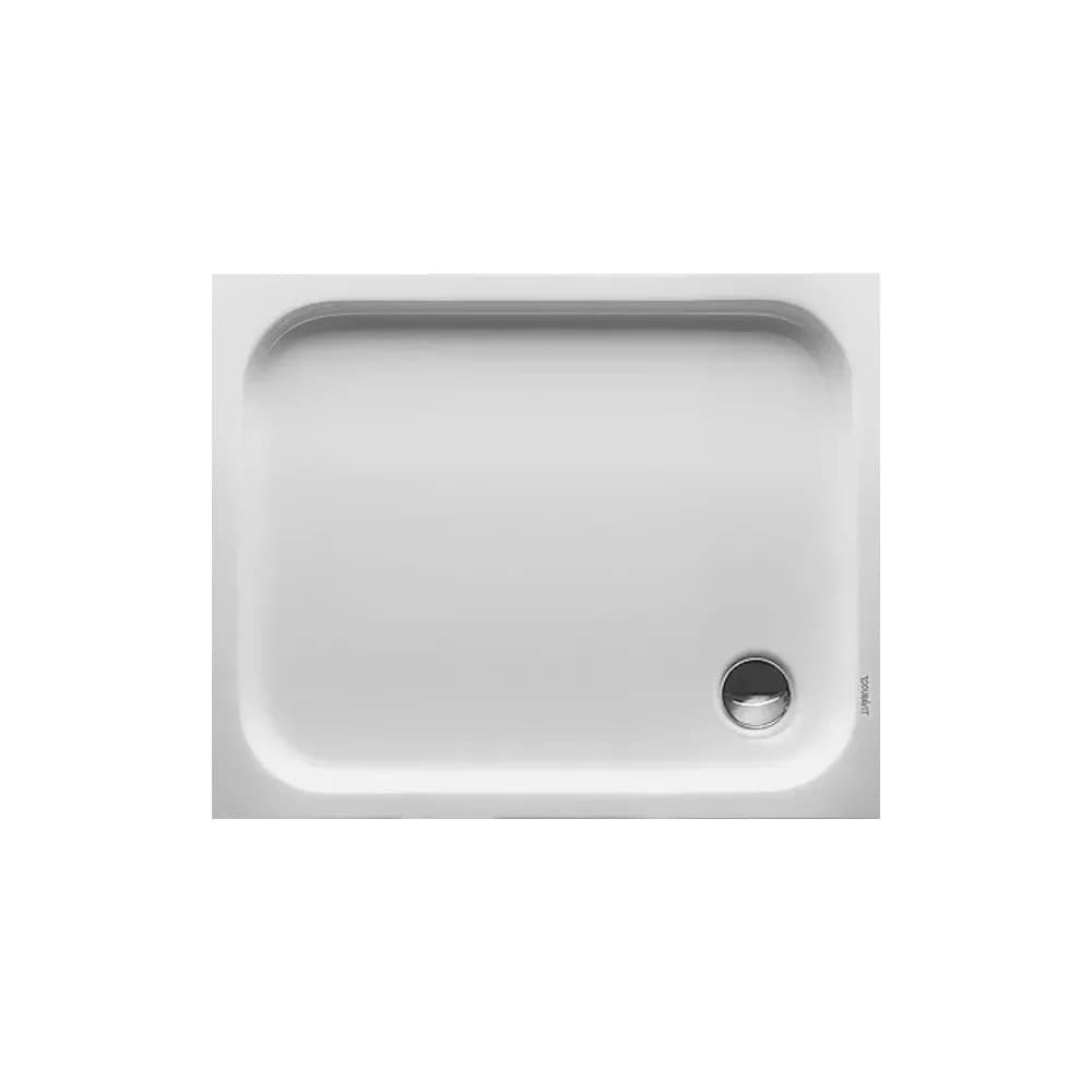 Duravit Rechteck-Duschwanne D-Code 100x80x8,5cm, Antislip, weiß