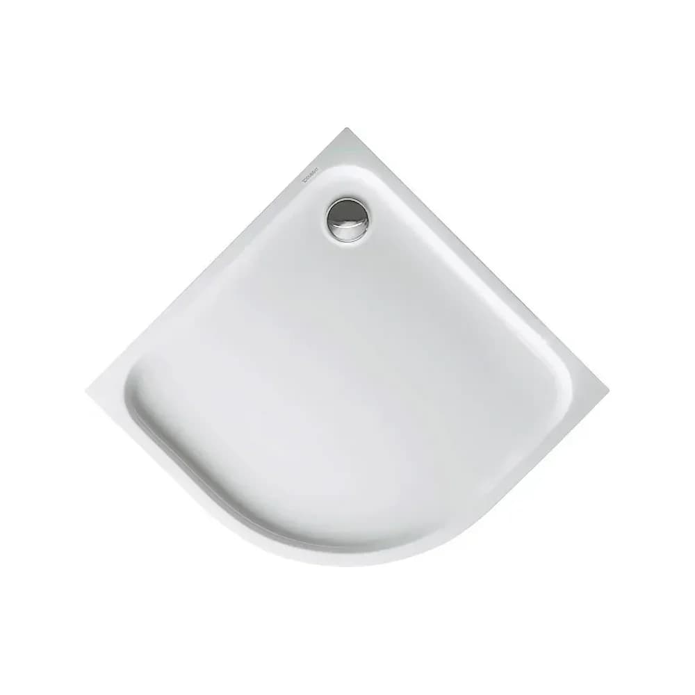 Duravit Viertelkreis-Duschwanne D-Code 90x90x8,5cm, Antislip, weiß