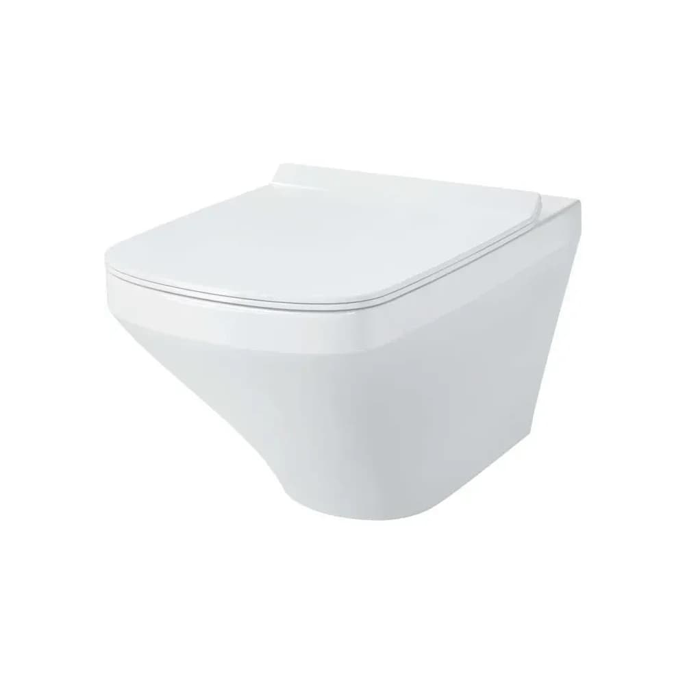 Duravit Wand-WC, Tiefspüler DuraStyle 37x54cm, 4,5 l, Rimless, weiß