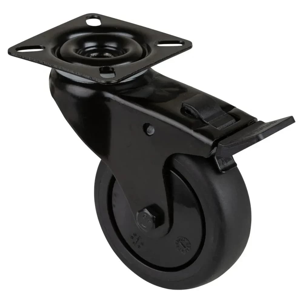 BS Rollen Lenkrolle A820.A85.075 mit Platte, Ø 75 B 25mm, 60kg TPR