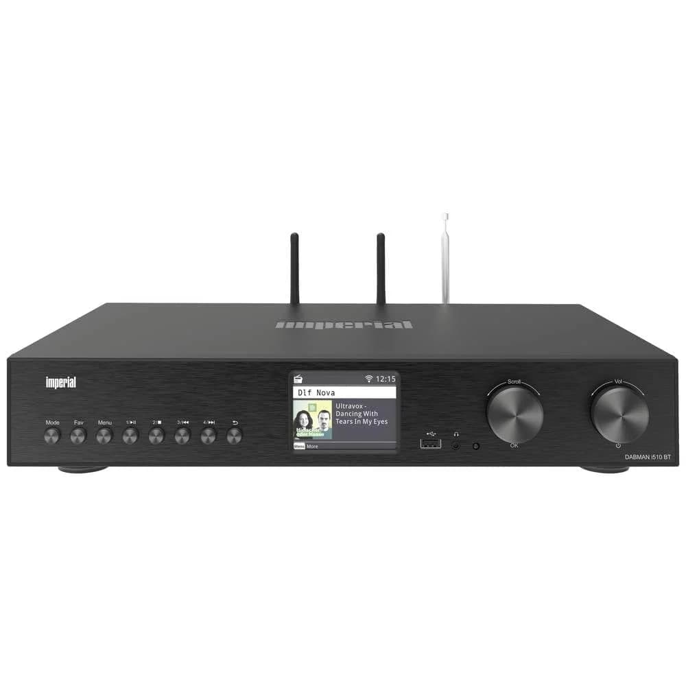 Imperial DABMAN i510BT, Internet, Digital, DAB+, FM, 87,5 - 108 MHz, 174 - 240 MHz, MP3, WMA - Schwarz