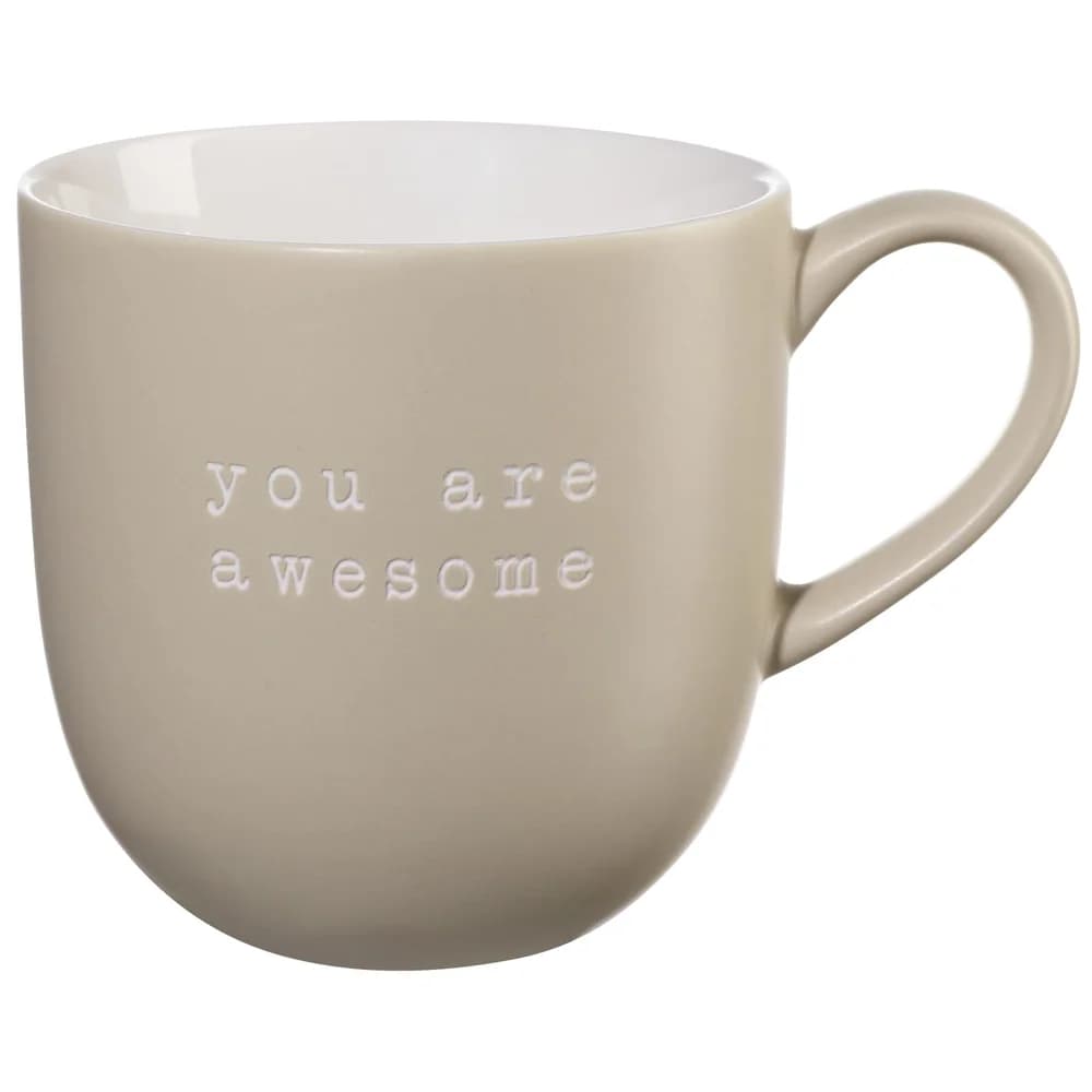 ASA SELECTION Tasse, Porzellan beige