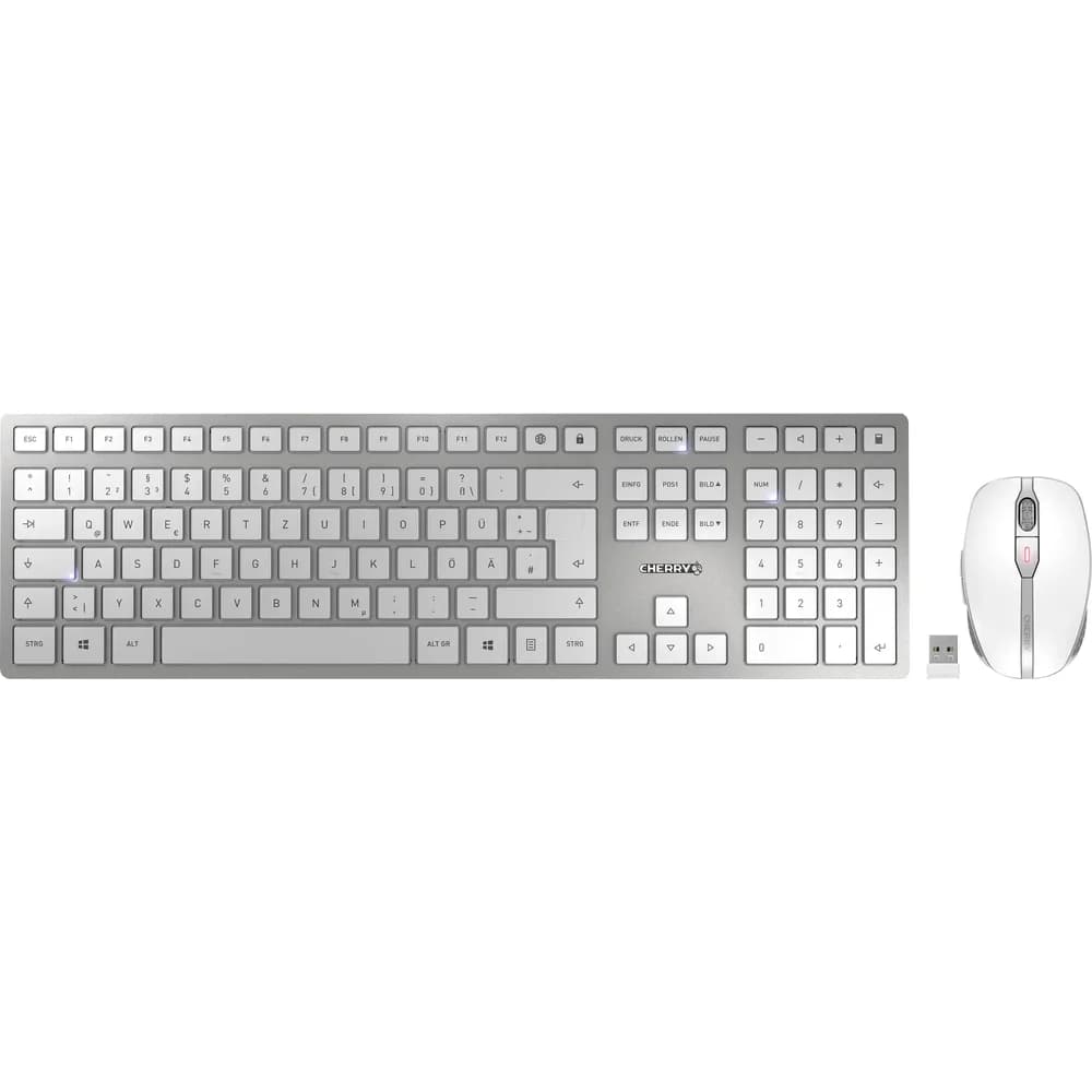 Cherry DW 9100 Slim weiß-silber