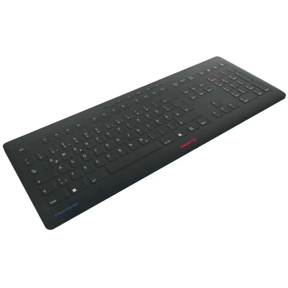 Cherry Stream Kabellose Tastatur QWERTZ Schwarz