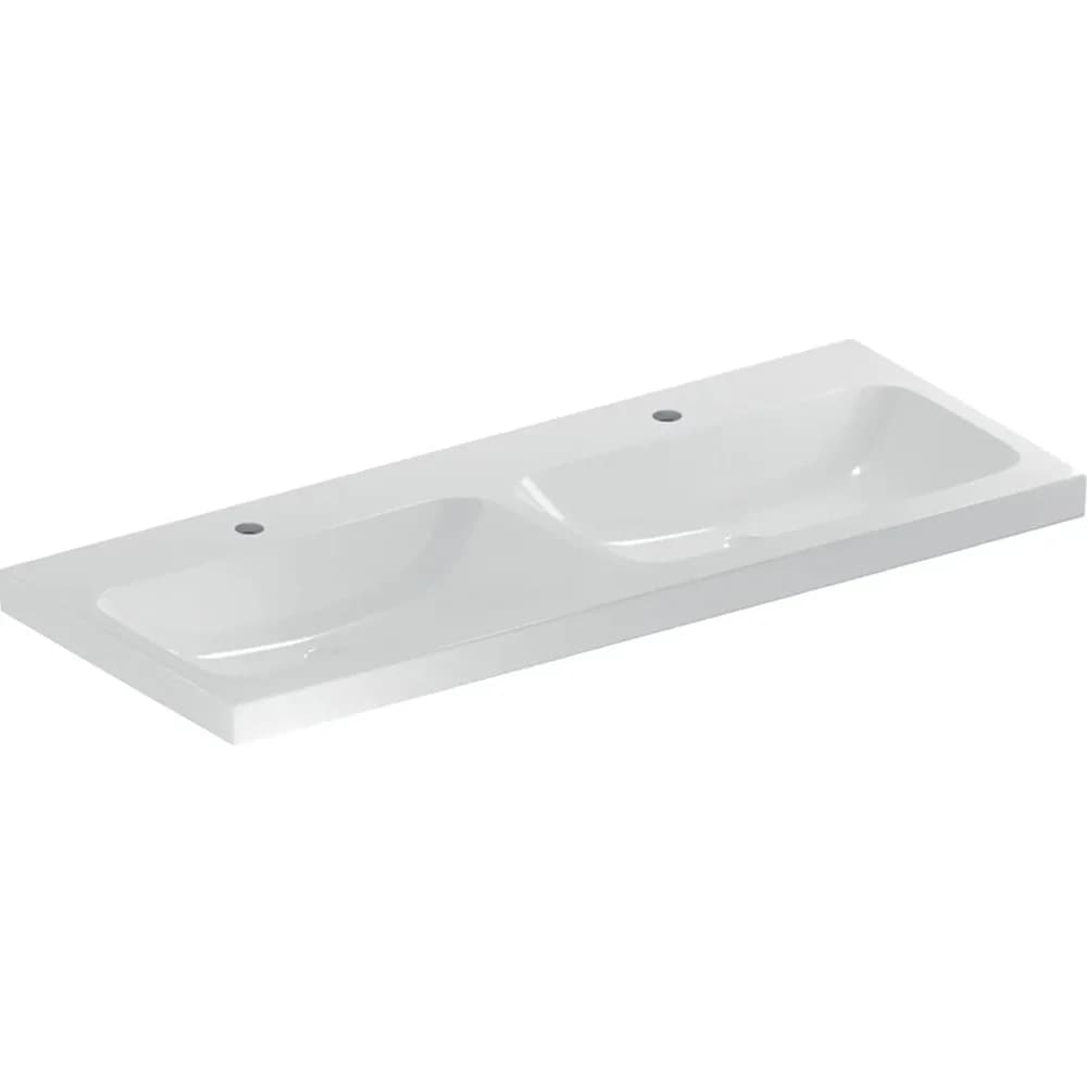 Geberit iCon Light Doppelwaschtisch 120x48cm 501838006
