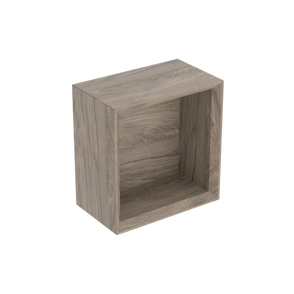 Geberit Wandbox quadratisch 22,5x23,3x13,2cm, Nussbaum hickory