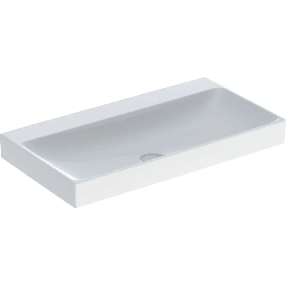 Geberit Waschtisch One 90cm, o. Hahnl. + ÜL, weiß KeraTect