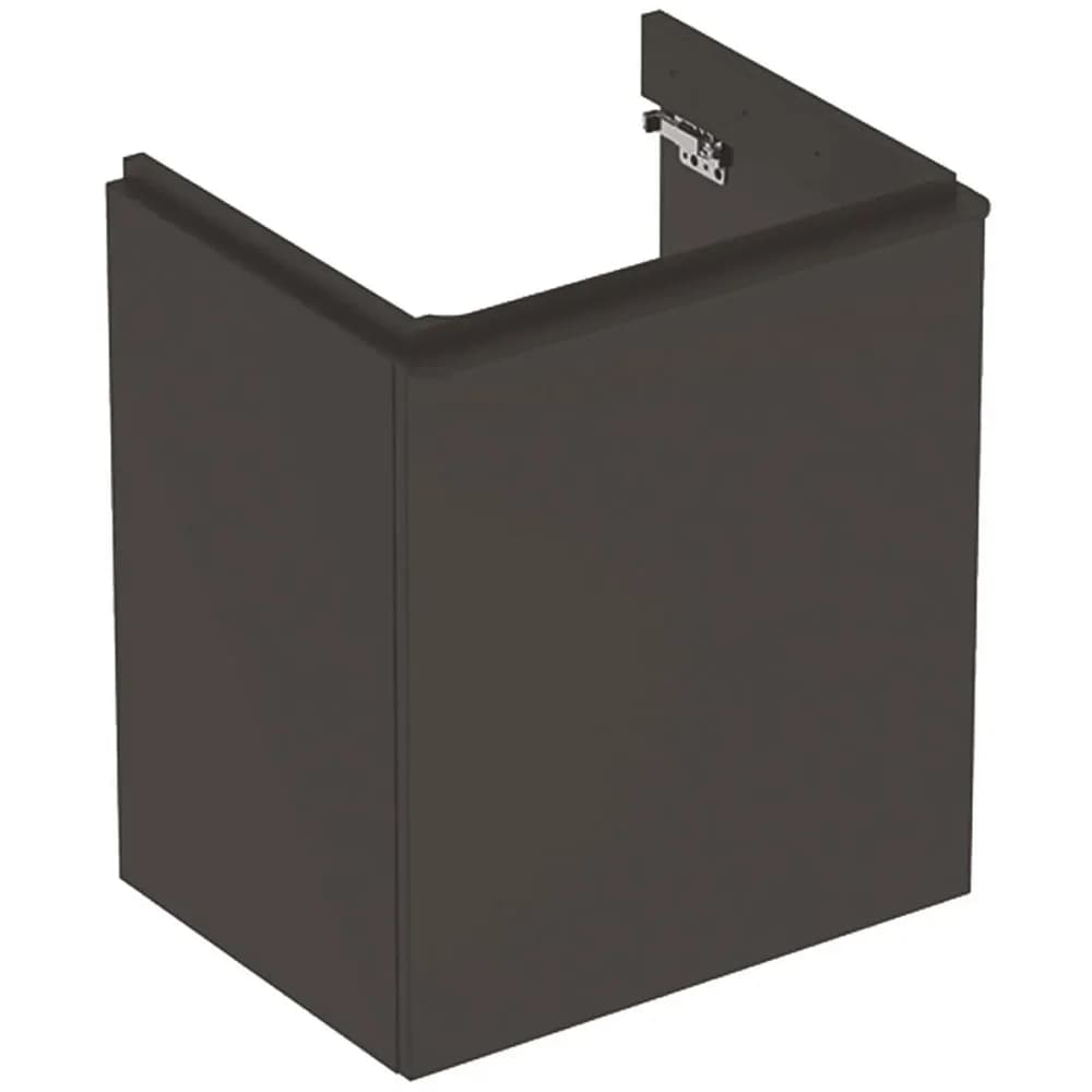 Geberit Waschtischunterschrank Smyle Square 53,6x61,7x43,3cm, 1 Tür links, lava matt