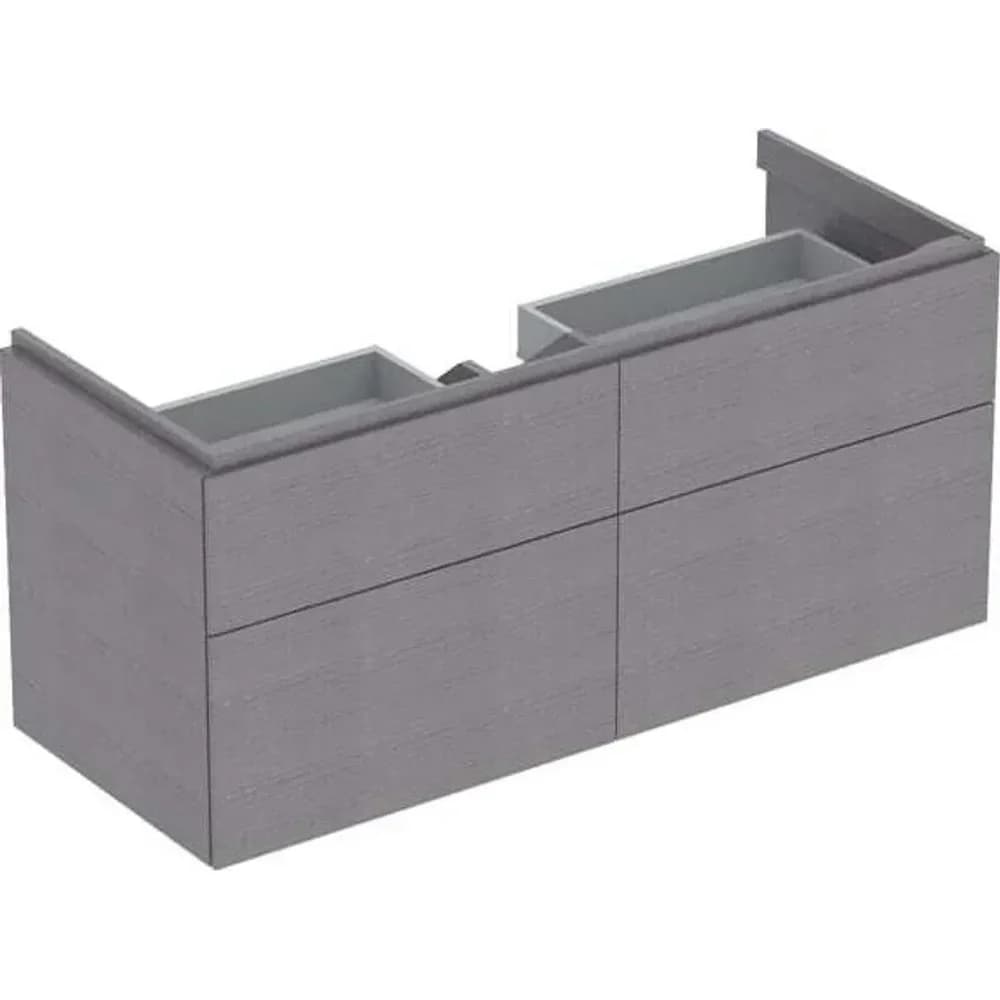 Geberit Waschtischunterschrank Xeno2 117,4x53x46,2cm, m 4 L, strukt./sch.-gr