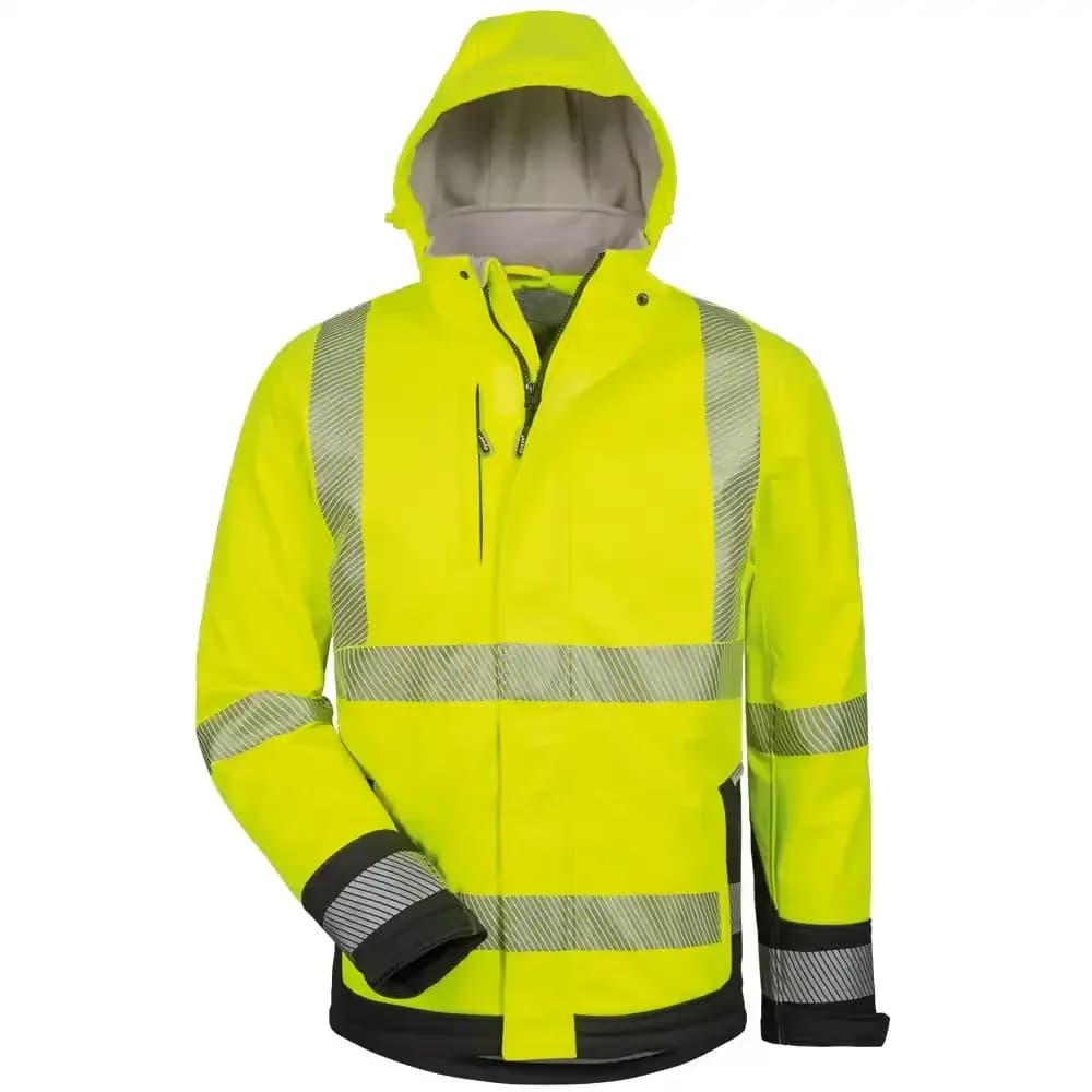 ELYSEE Warnschutz Softshelljacke MELVIN gelb/schwarz Gr. S EN 471/3