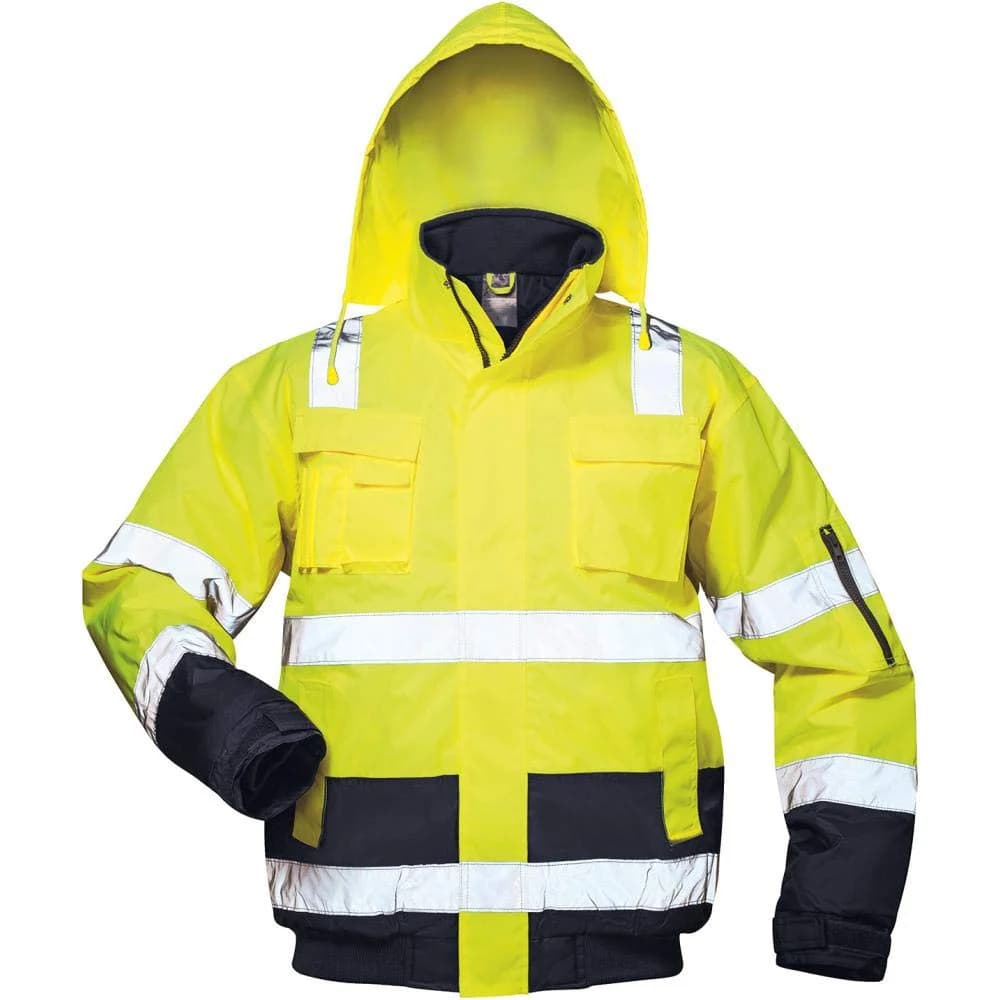 safestyle® Warnschutz Pilotenjacke AXEL, gelb/marine 23544 , 1 Stück, Größe: XL