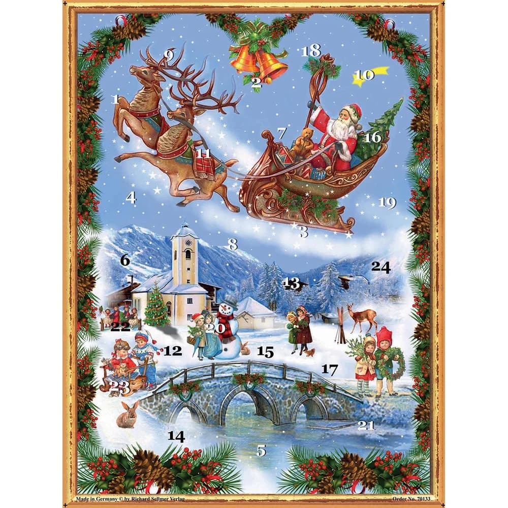Richard Sellmer Verlag Adventskalender Adventskalender "Der Nikolaus kommt"