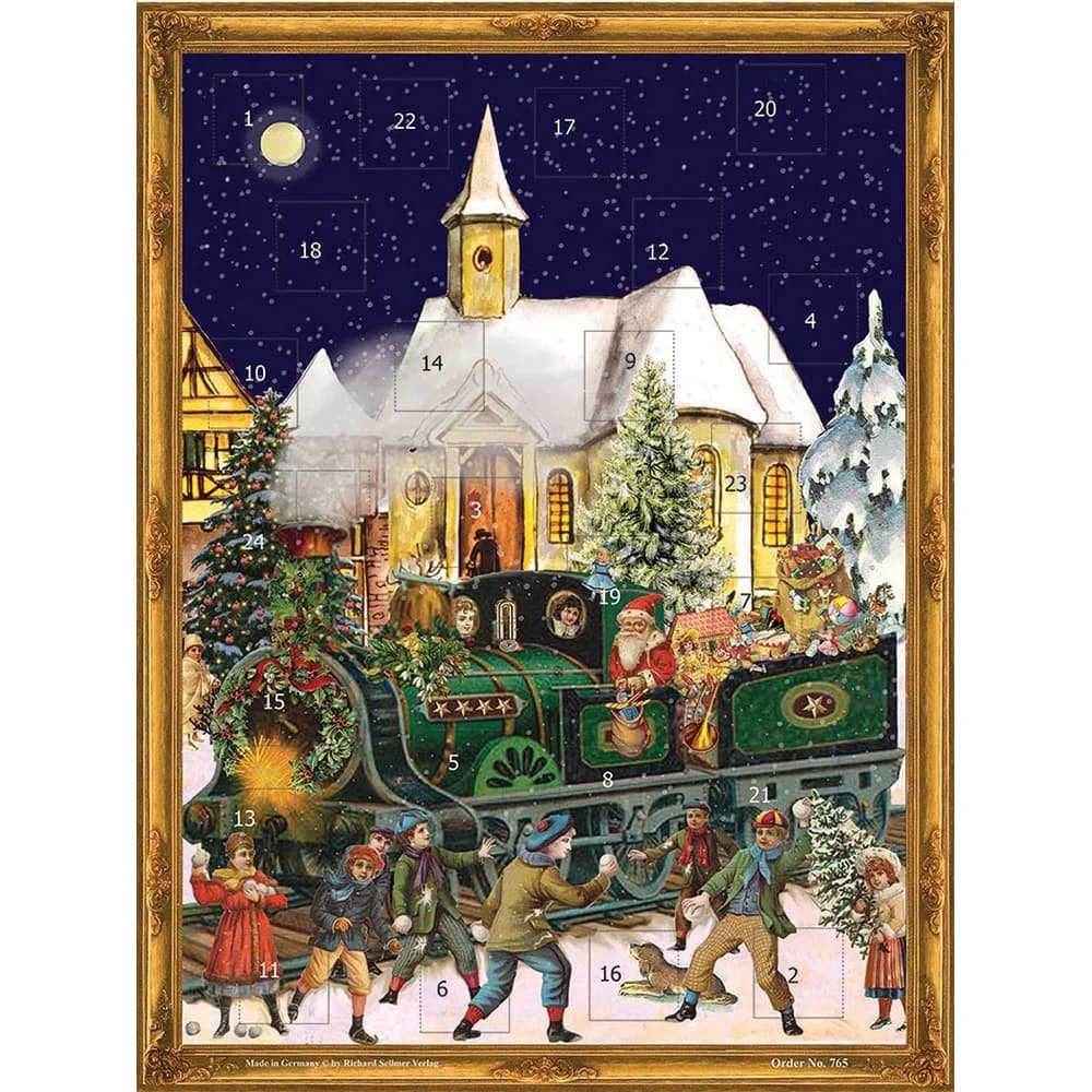Richard Sellmer Verlag Adventskalender Adventskalender "Weihnachtszug"