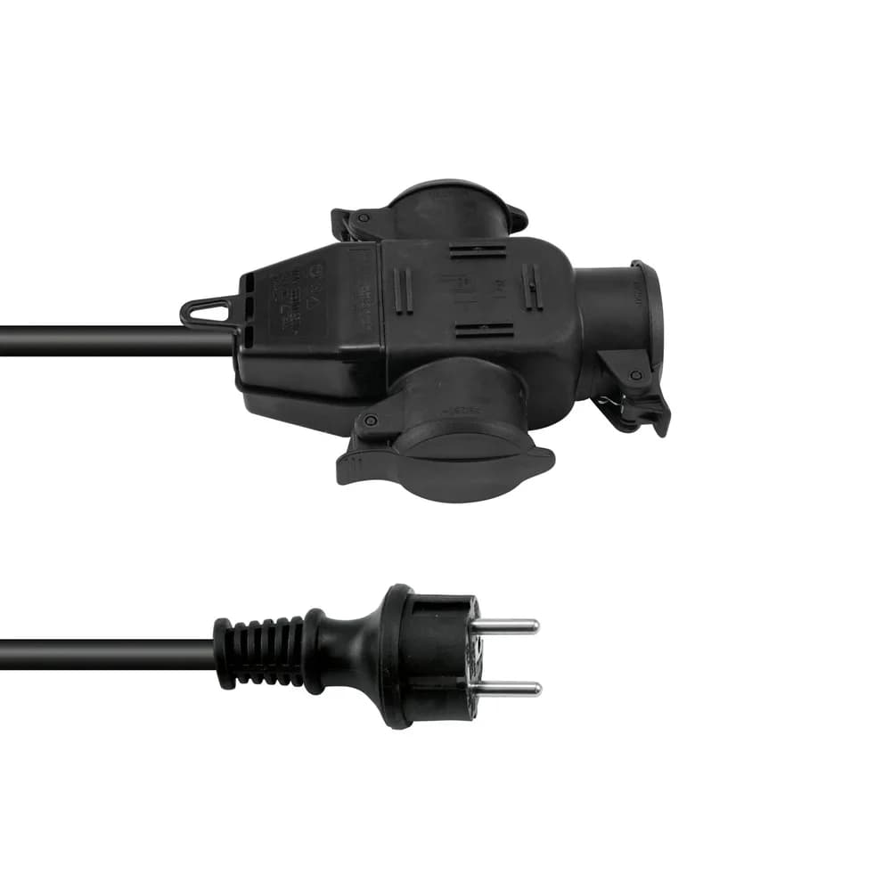 EUROLITE Verlängerung 3x2,5 3m 3-fach