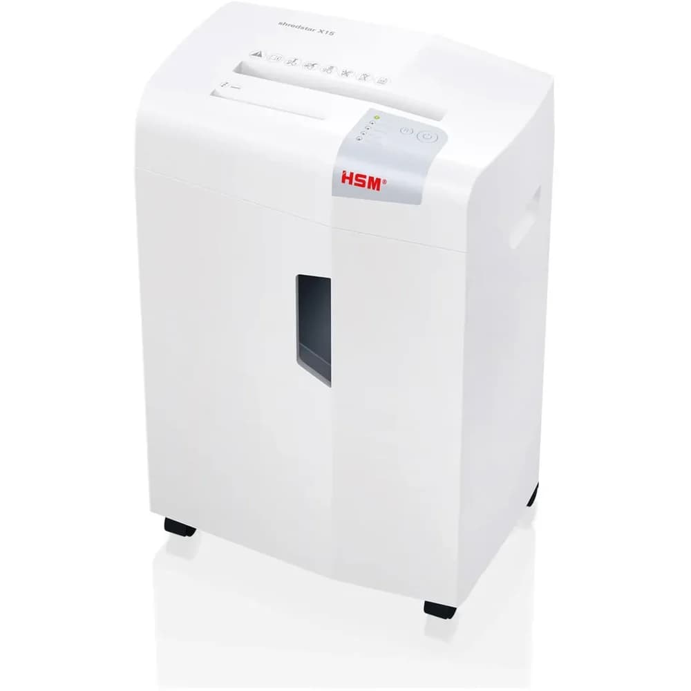 HSM shredstar X15 Aktenvernichter - weiß