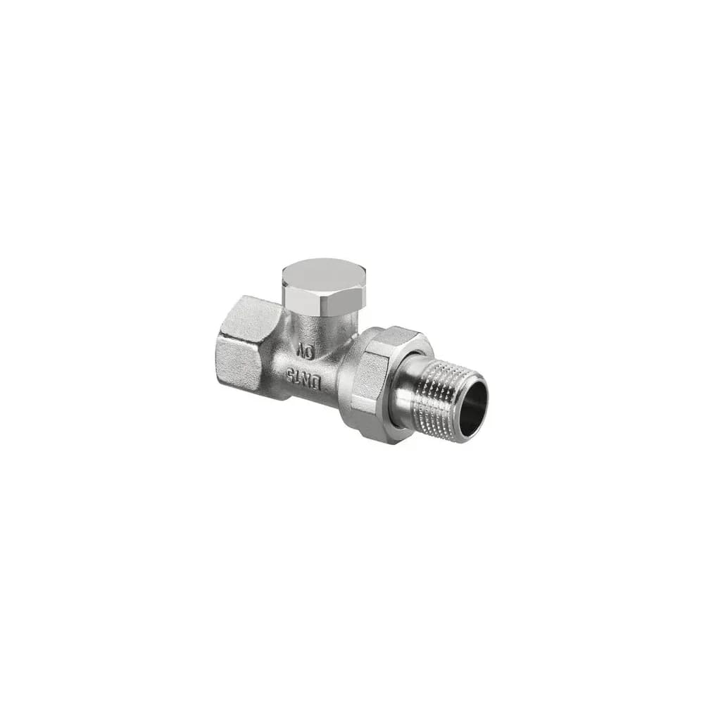 Oventrop Combi 2 Heizkörper-Verschraubung 1091161 3/8" DN 10, Durchgang, Messing vernickelt