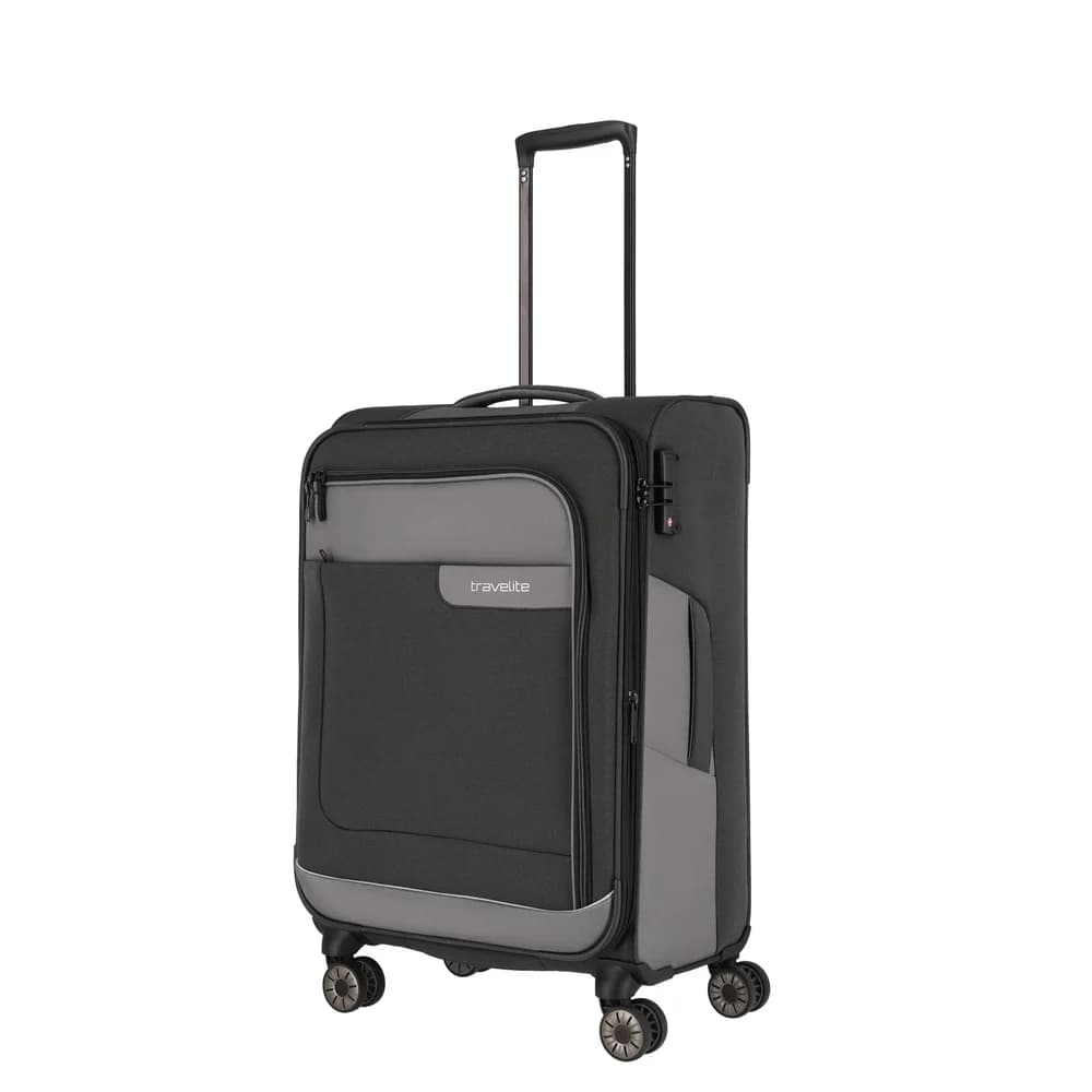 Travelite Viia 4w Trolley M 67 Schiefer