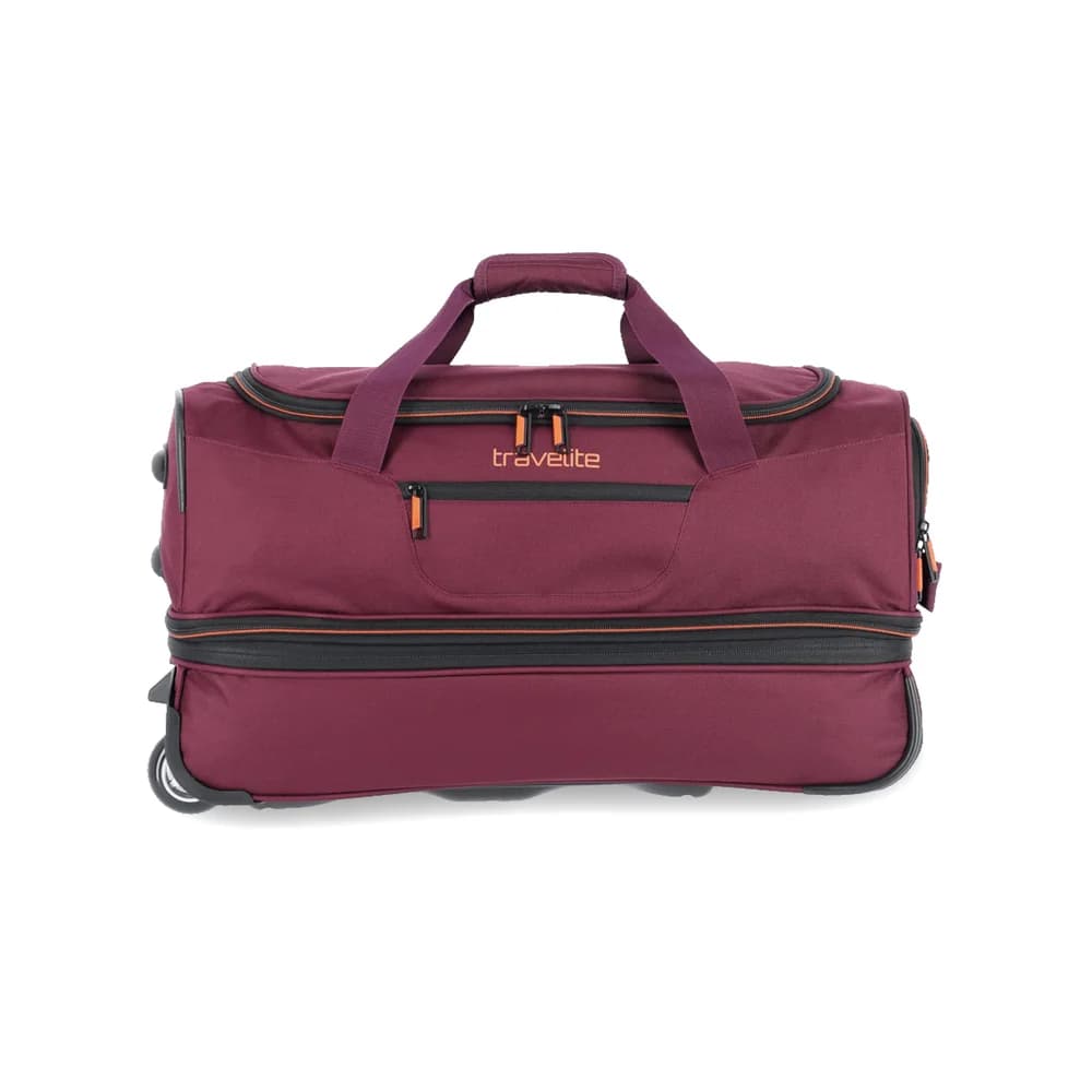 Travelite Reisetasche mit Rollen Basics erw. 51l bordeaux
