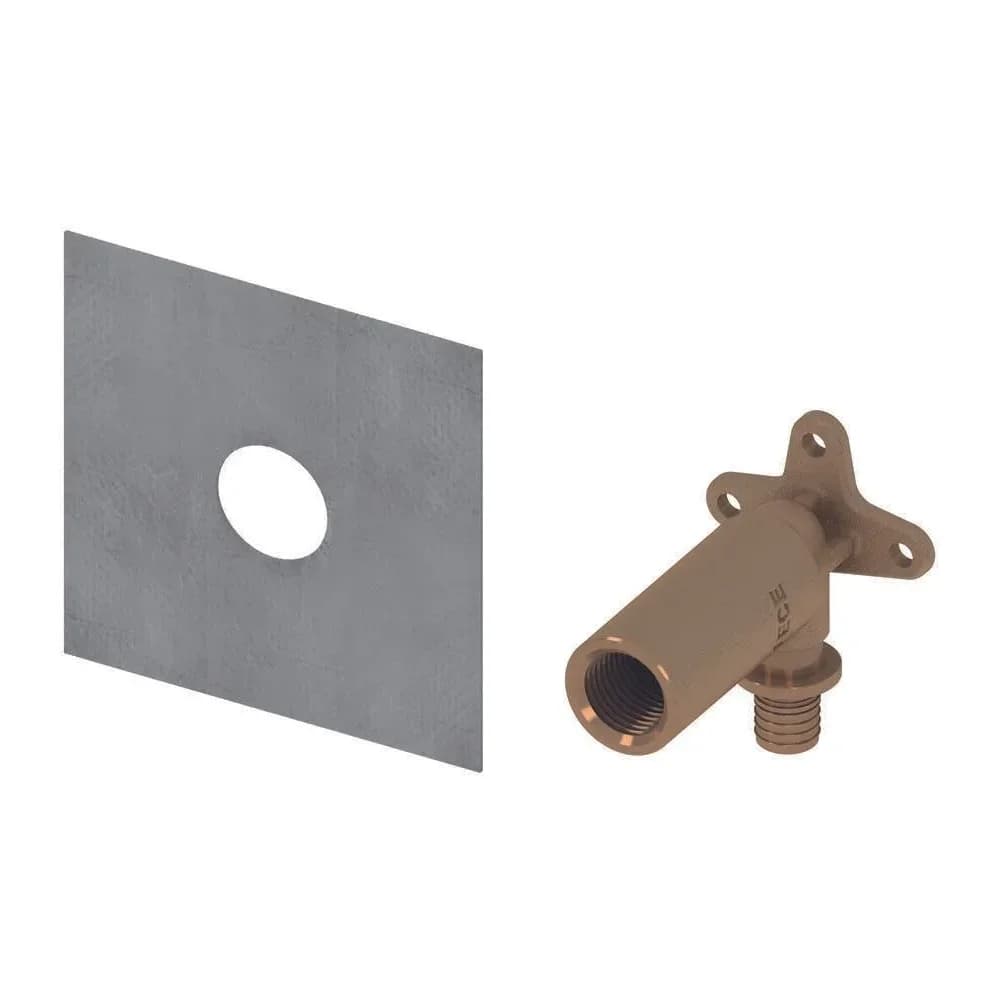 TECEprofil System-Wandscheibe TECEflex 16x1/2, lange Ausf., Siliziumbronze