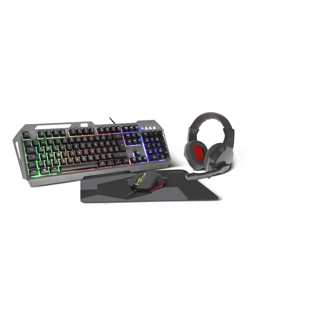 Speedlink LUNERA 4in1 RGB Set, black - DE layout