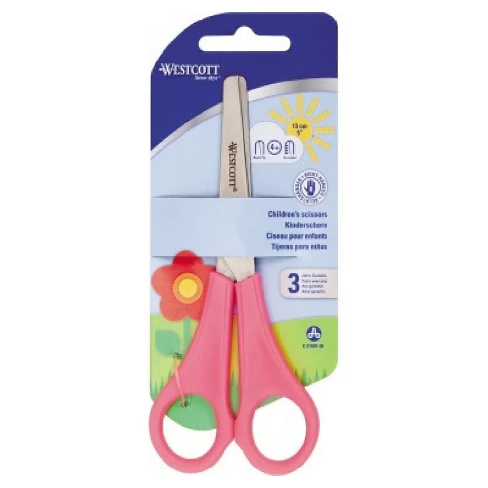 Westcott Kinderschere E-21591 00 13cm 5 Zoll rund pink