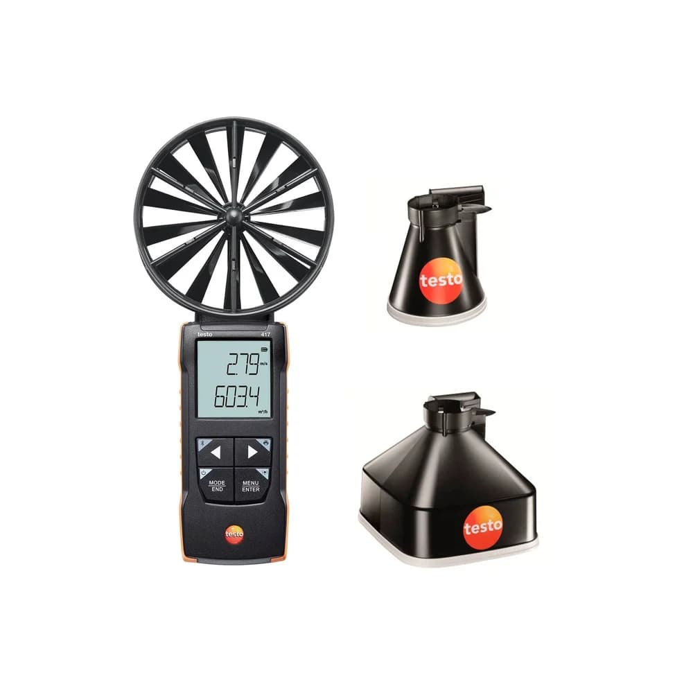 Testo Flügelrad-Anemometer testo 417 Set 1