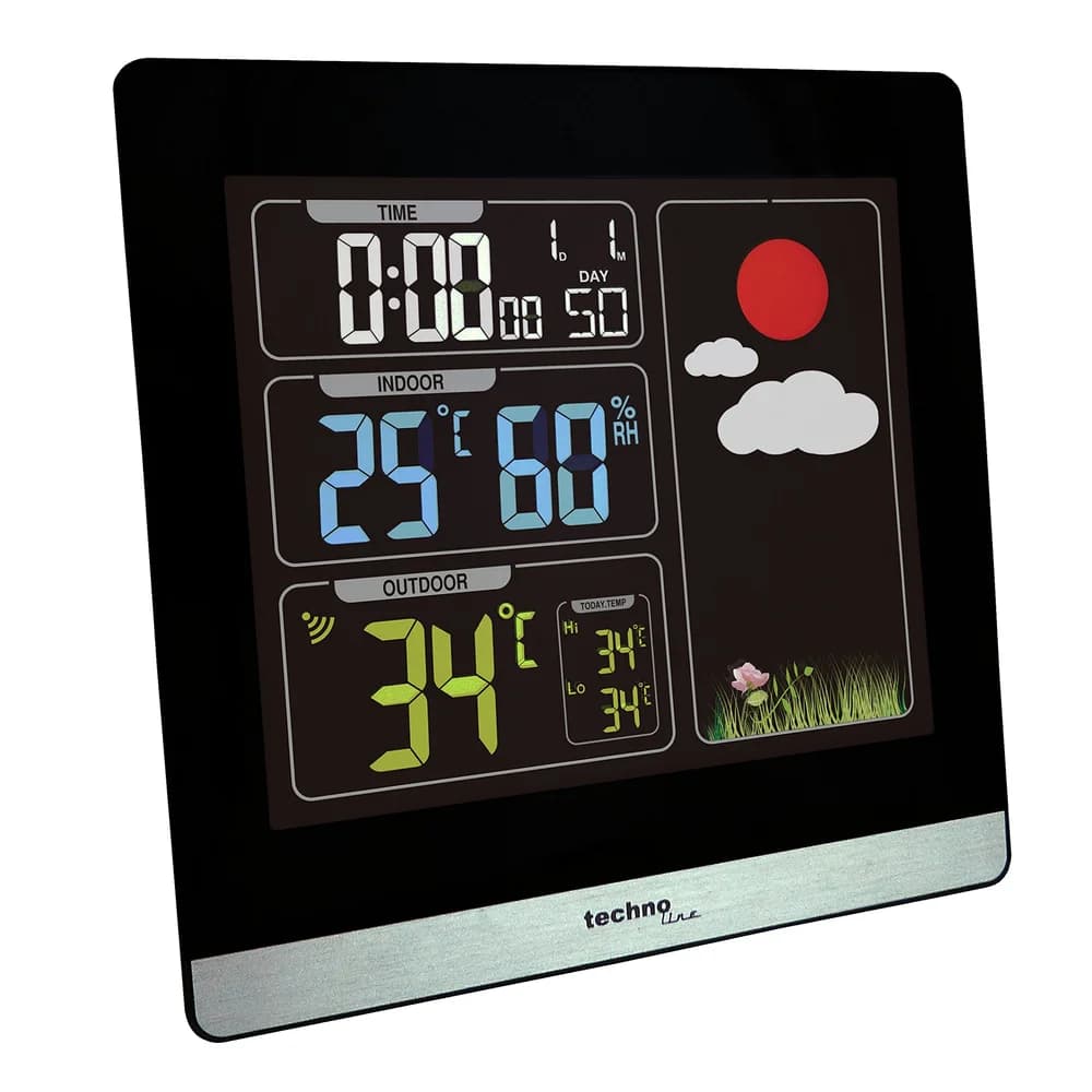 Technoline WS 6448 - moderne Wetterstation mit Farbdisplay