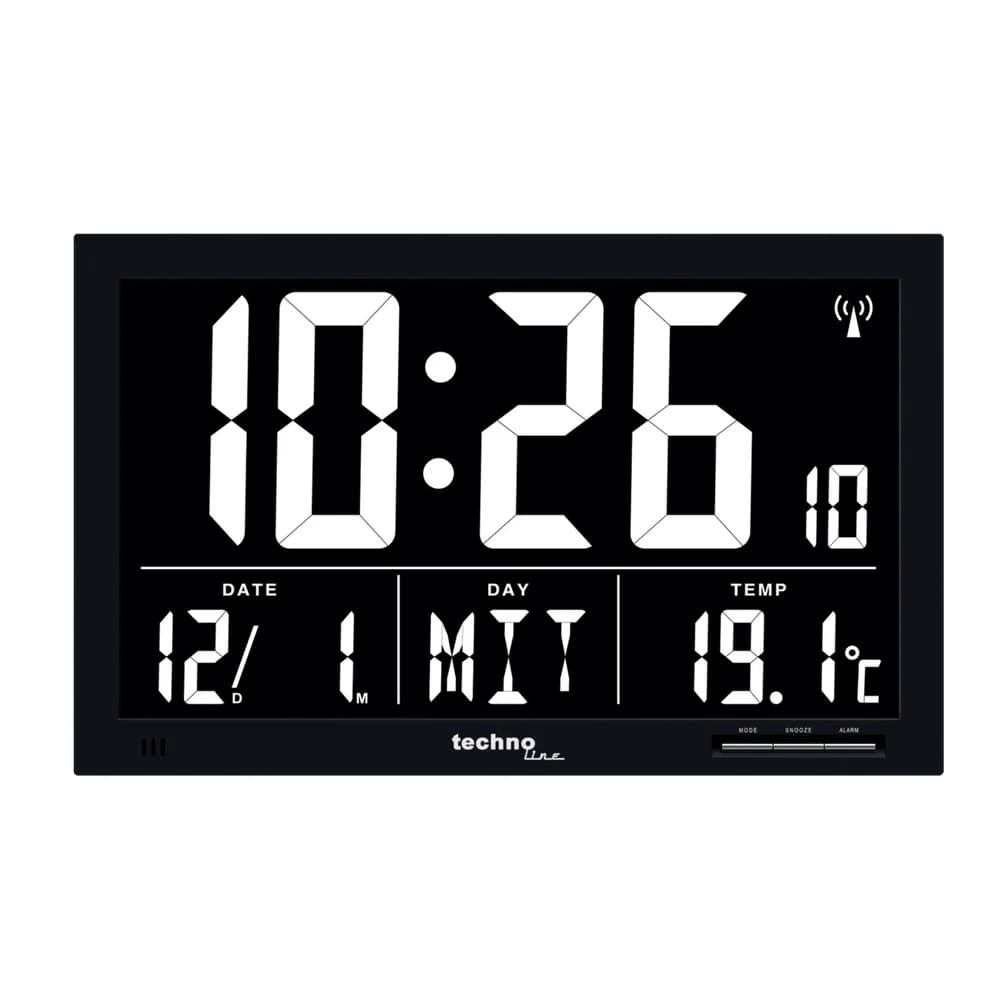 Technoline Wanduhr WS 8007 digital Jumbo LCD