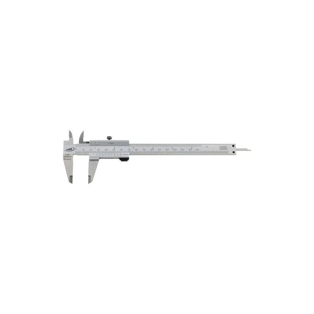HELIOS PREISSER Messschieber, Taschenmessschieber Festst. 150 mm rostfrei ET