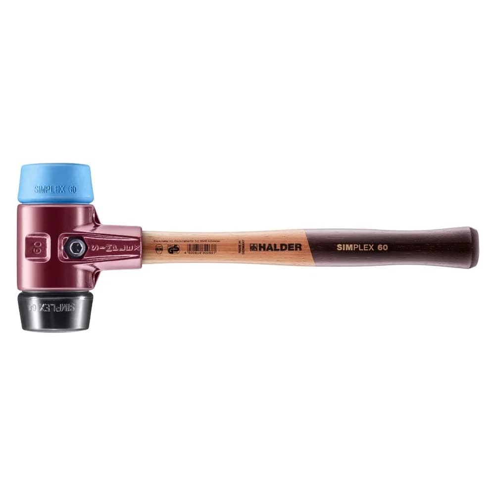 HALDER Schonhammer SIMPLEX 60mm TPE-soft/Gummi