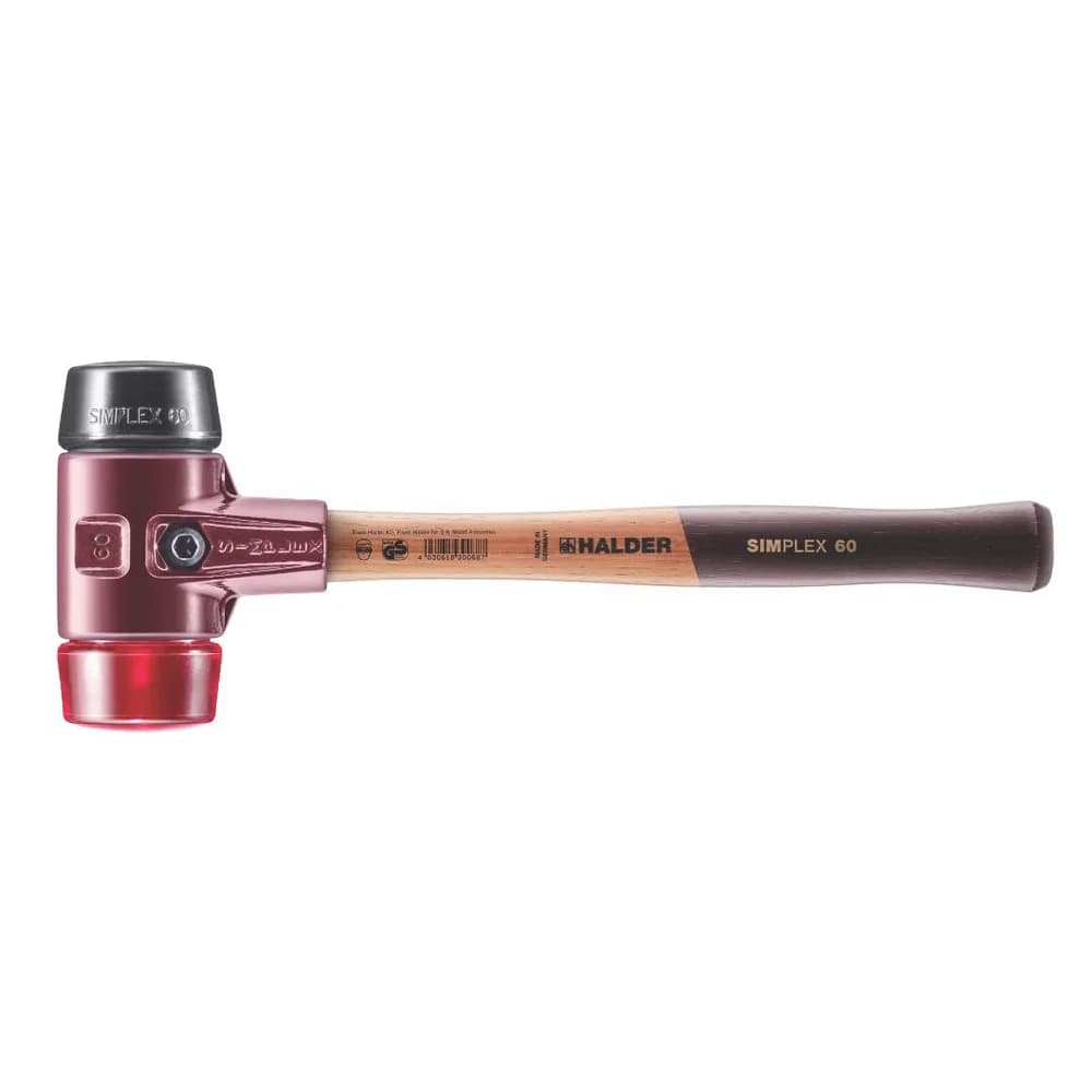 HALDER Schonhammer SIMPLEX 60mm Gummi/Plastik