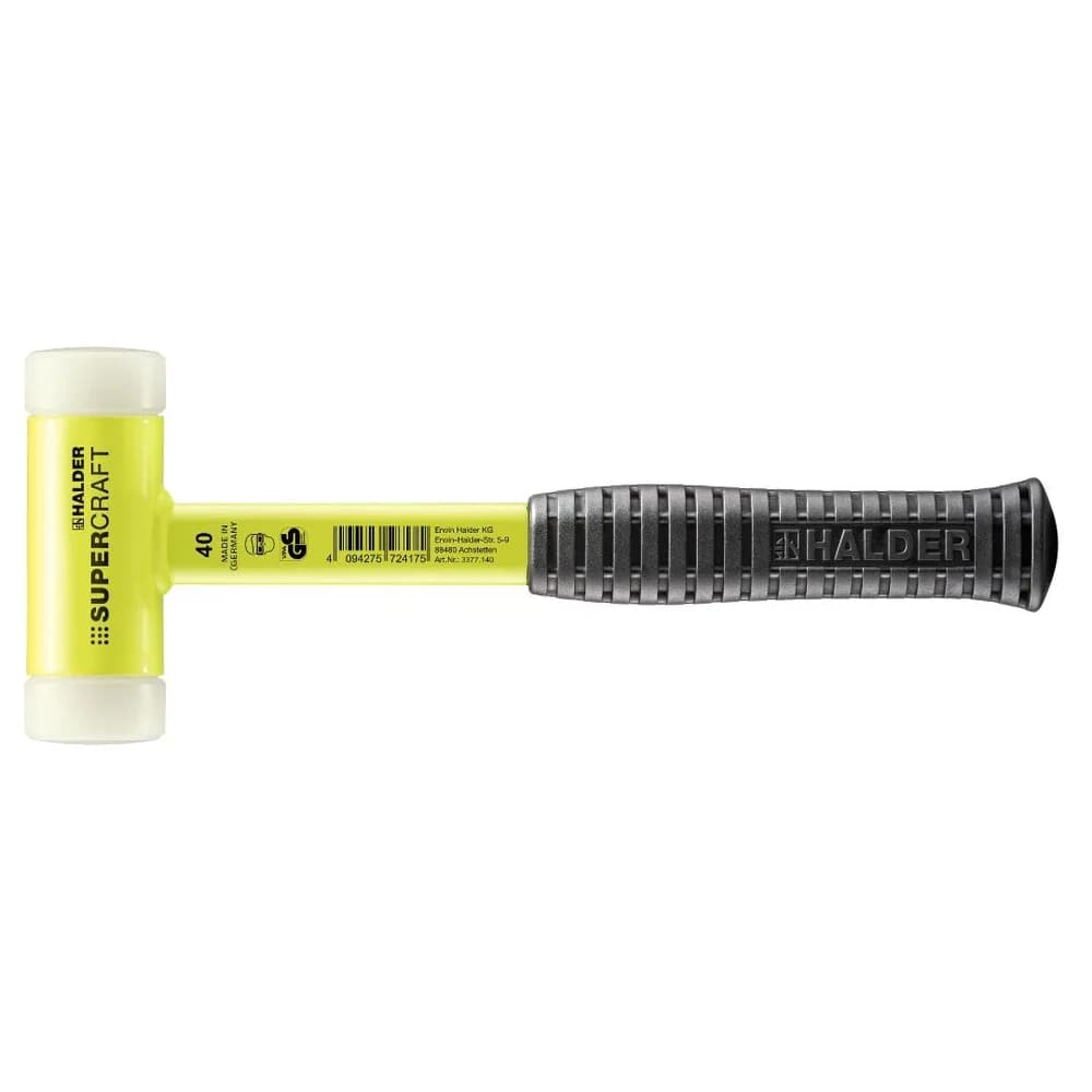 Halder SUPERCRAFT-Schonhammer GG 40 SUPERCR gelb Griff