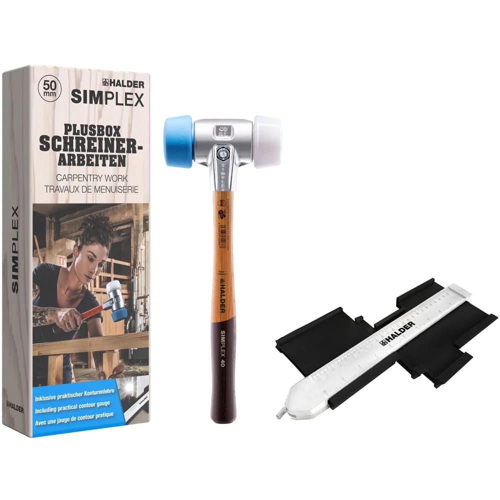 Halder Plusbox Schreinerarbeiten Schreiner SIMPLEX Schonhammer Hammer 3117s004
