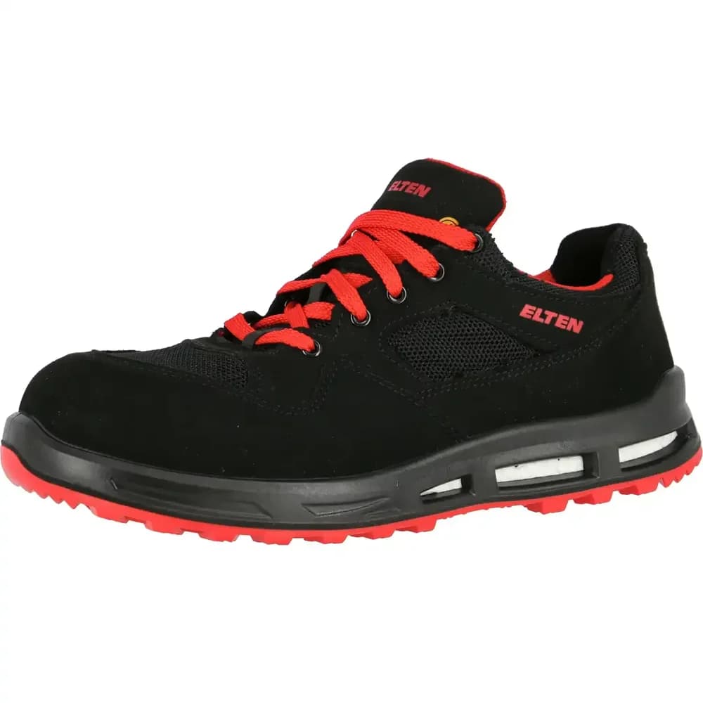 Elten Halbschuh schwarz/rot LAKERS XXT Low ESD, S1P, EU-Schuhgröße: 45