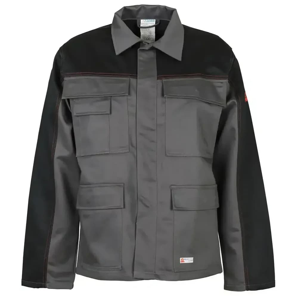 PLANAM Schweißerjacke Weld Shield Gr. 64 grau/schwarz 5510