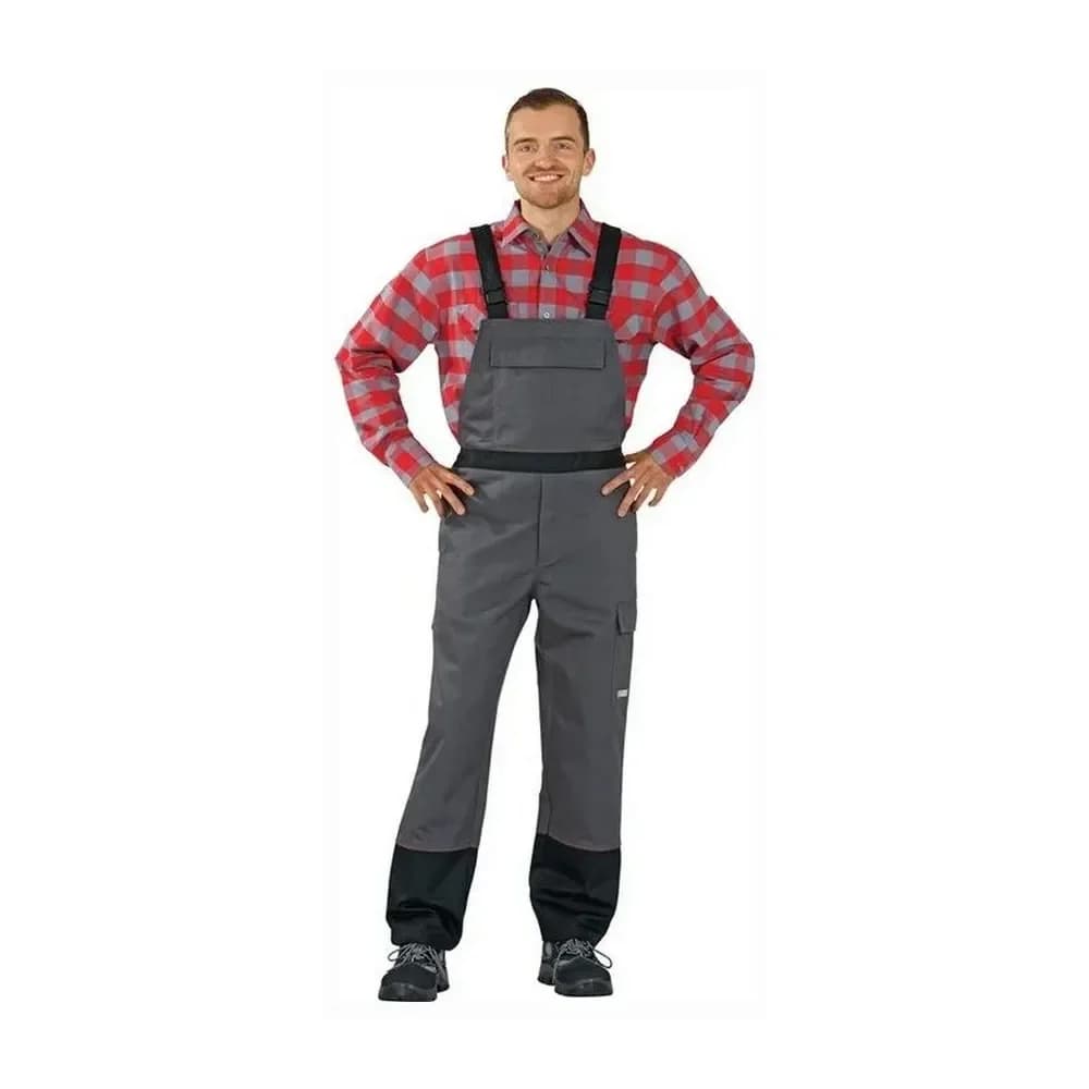 PLANAM Schweißerlatzhose Weld Shield Gr. 56 grau/schwarz 5530