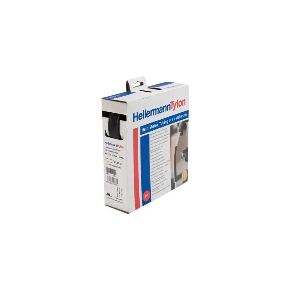 HellermannTyton Schrumpfschlauch HISA-24/8-POX-BK